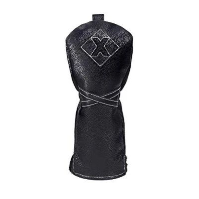 Abbildung von Izzo Unisex Erwachsene Golf Premium Hybrid Schlägerhaube Golfschlägerhaube, schwarz, Fairway