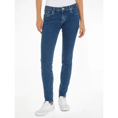Abbildung von Tommy Jeans Slim fit Skinny Marken Low Waist Mittlere Leibhöhe mit Faded Out Effekten