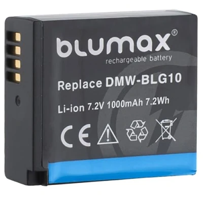 Abbildung von Blumax Akku für Panasonic DMW BLG10 BLG10e 1025mAh 7,2V 7.4Wh kompatibel mit Lumix DC TZ95D GX9 TZ202 TZ91 DMC TZ101 TZ81 GF6 GX7 GX80 LX100 G110