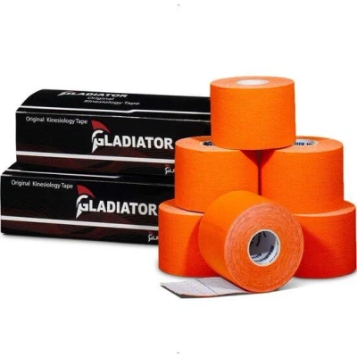 Abbildung von Wasserdichtes und elastisches Kinesio Tape orange 6 Rollen