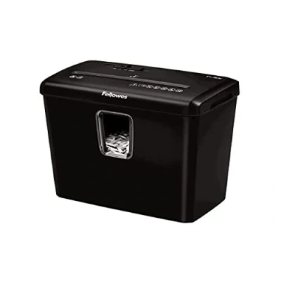 Abbildung von Fellowes Powershred P 30C Aktenvernichter mit Partikelschnitt bis 6 Blatt schwarz