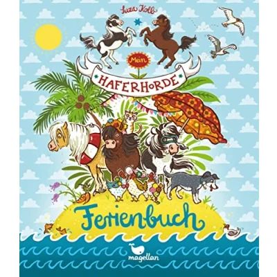 Abbildung von Mein Haferhorde Ferienbuch: Ein kreatives Reisetagebuch für Pferdefans zum Rätseln, Spielen und Malen (Die Haferhorde)