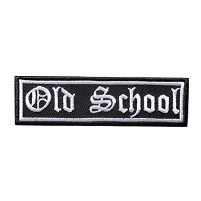 Abbildung von Catch the Patch Aufnäher Bügelbild, Aufbügler, Applikationen, Patches, Flicken, zum aufbügeln, Polyester, Biker Zitat Spruch Old School Größe:
