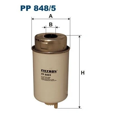 Abbildung von FILTRON PP 848/5 Kraftstofffilter Anschraubfilter FORD: Transit Mk5 Bus, Kastenwagen, Pritsche/Fahrgestell
