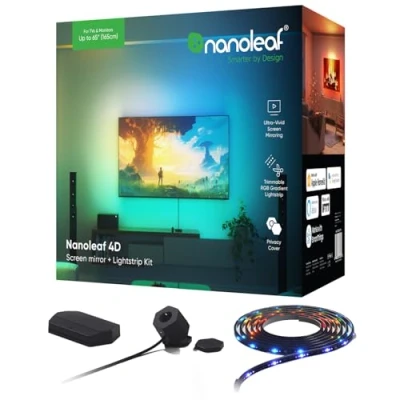 Abbildung von Nanoleaf 4D TV Screen Mirror + Lightstrips Starter Kit (bis 65 Zoll)