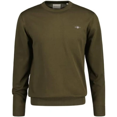 Abbildung von GANT Classic C NECK Strickpullover, Herren, Größe: XL, Juniper green