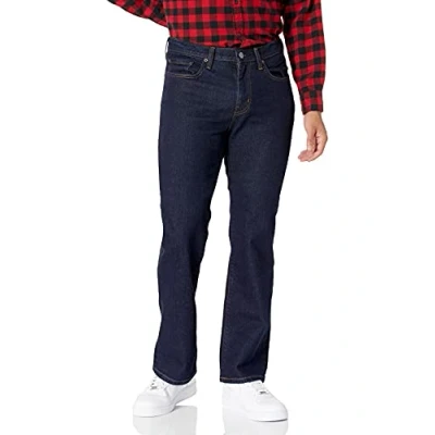 Abbildung von Amazon Essentials Herren Bootcut Jeans mit gerader Passform, Leicht Ausgespült, 42W / 34L