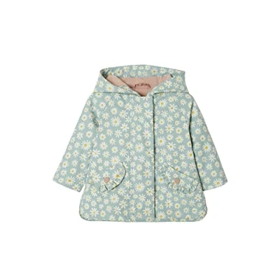 Abbildung von VERTBAUDET Mädchen Baby Regenjacke aquamarin Bedruckt 80