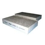 Abbildung von ALCO FILTER MS 6347C Innenraumfilter Aktivkohlefilter 257,0 134,0 40,0 MERCEDES BENZ: ML Klasse, R GL
