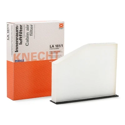 Abbildung von MAHLE ORIGINAL LA 181/1 Innenraumfilter Partikelfilter 211,0 271 33,5 VOLKSWAGEN: Golf 6 Variant, Passat CC, Touran I, SKODA: Yeti