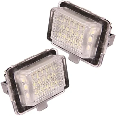 Abbildung von LED Kennzeichenbeleuchtung von Recambo passend für Mercedes C Klasse W204 S204 BJ 2007 2011