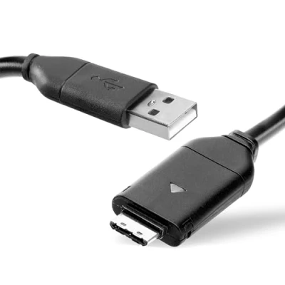 Abbildung von subtel® EA CB20U12,SUC C3, C5, C7 USB Kabel kompatibel mit Samsung PL120 PL200 PL100 PL20 PL170 PL10 SL600 ST500 SH100 ST60 Kamera Ladekabel 20 Pin Connector auf A 2.0 Datenkabel 1.5m schwarz PVC