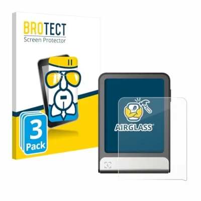 Abbildung von BROTECT Schutzglas für Ledger Flex (3 Stück) Schutzfolie Panzer Folie Glas [Extrem Kratzfest 9H, Anti Fingerprint, Ultra Transparent]