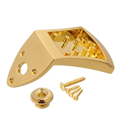 Abbildung von LYWS Triangle Saitenhalter für Mandoline, 8 Saiten, Gold