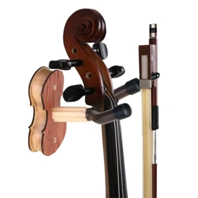 Abbildung von ULTNICE Geige Aufhänger Mount Wandaufhänger für Violine Home Studio Wand