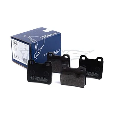 Abbildung von TOMEX brakes TX 13 49 Bremsbelagsatz Hinterachse OPEL: Astra F CC, Calibra A, Kadett E SAAB: 900 II Schrägheck, Cabrio