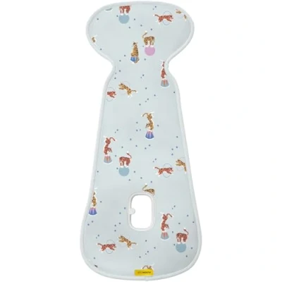 Abbildung von AeroMoov Baby Sitzauflage Air Layer Einlage Für Autositz oder Kinderwagen Gruppe B Antischwitz Sommerbezug Bio Baumwolle Circus Tigers