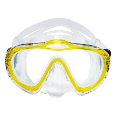 Abbildung von Mares Erwachsene Mask Sharky Taucherbrille, Gelb, One Size