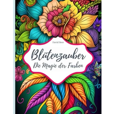 Abbildung von Blütenzauber die Magie der Farben: Ein Malbuch für kreative Erwachsene zur Entspannung und Kreativität (Malbücher zum Entspannen Relaxen Erwachsene)