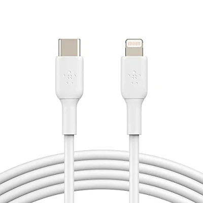 Abbildung von Belkin BOOST CHARGE Lightning auf USB C Kabel, 2m Lightningkabel, (200 cm)