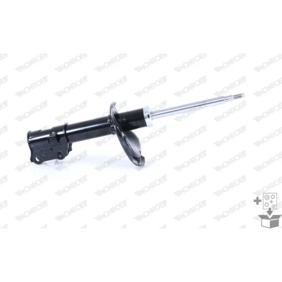 Abbildung von MONROE 72298 Stoßdämpfer Gasdruck Zweirohr Federbein oben Stift, unten Schelle KIA: RIO 2, HYUNDAI: ACCENT 3 Stufenheck,