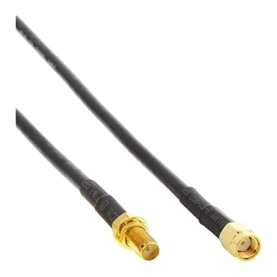 Abbildung von InLine 40864 WLAN Kabel, R SMA Stecker auf Kupplung, 4m