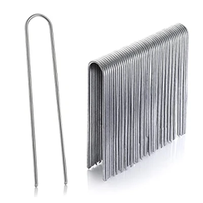 Abbildung von GardenMate 50 Erdanker VERZINKT aus Stahldraht 200mm lang, 25mm breit, Ø 3,8mm, runder Kopf Für Harte und weiche Böden