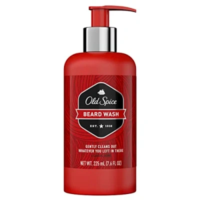 Abbildung von Old Spice Bartshampoo Spice, Bartreinigung &amp; Pflege Bartschaum, gepflegter Bart ohne Juckreiz