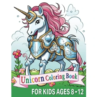 Abbildung von Unicorn Coloring Book for Kids Ages 8 12: 50+ Unique and Exciting Pages