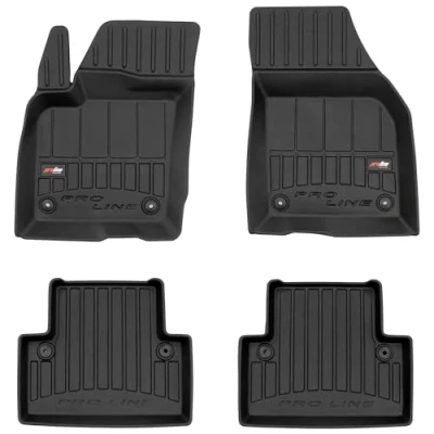 Abbildung von M MOTOS Gummimatten Auto Fussmatte passt für Volvo V50 2004 2012 Verbessern Sie Ihren Reisekomfort mit Antirutschmatte 3D Allwetter fußmatten Auto, Schutz vor Verschmutzung