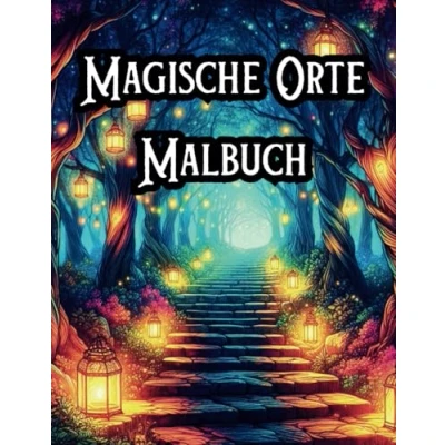 Abbildung von Magische Orte Malbuch: Entdecke zauberhafte Welten zum Ausmalen