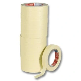 Abbildung von 16 x Tesa Abdeckband tesakrepp 4329 19mm 50m pastellgelb