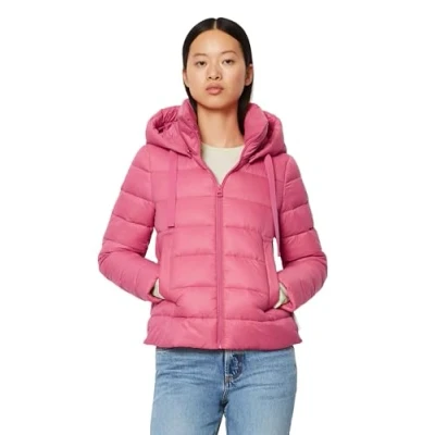 Abbildung von Marc O&#039;Polo Stand UP Collar HOOD WELT Pockets SIDE Slits Winterjacke, Damen, Größe: 38, Rose pink