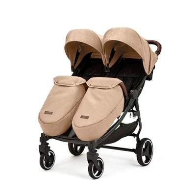 Abbildung von Ickle Bubba Venus Max Doppel Kinderwagen Biscuit