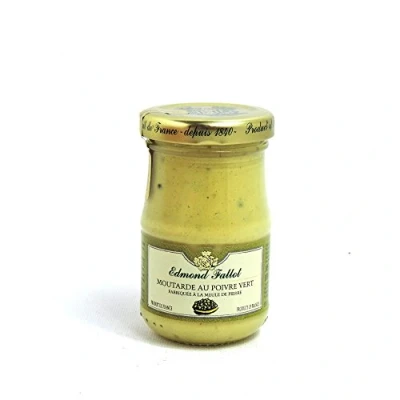 Abbildung von Moutarde au poivre vert, Dijon Senf mit grünem Pfeffer, 105g Gl