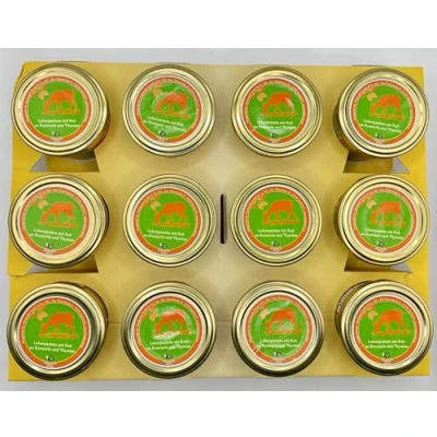 Abbildung von 12er Tray Hubertuswild Leberpastete mit Reh an Rosmarin &amp; Thymian