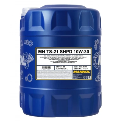 Abbildung von Mannol Ts 21 SHPD 10W 30 20l Motoröl MN7121 20 MERCEDES BENZ: Vario Kipper, Kasten / Kombi, Pritsche Fahrgestell