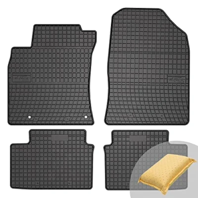 Abbildung von FROGUM EL Toro Gummimatten Ganzjähriges Set von Autofussmatte Auto Fußmatten für Kia Ceed III ab 2018 Beständiges Gummi Material 1,5cm Schutzkante