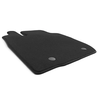 Abbildung von Fahrermatte für Dacia Duster 4x2 / Logan MCV Fußmatte Fahrerseite Velours Matte Original Qualität Schwarz