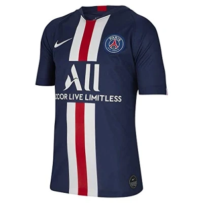 Abbildung von Nike Kinder PSG Breathe Stadium Heim Trikot Teamtrikot, Midnight Navy/White, XS