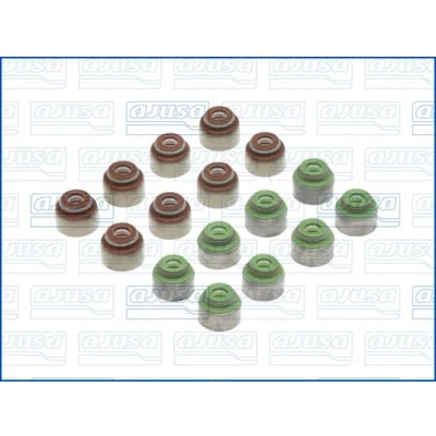 Abbildung von AJUSA 57038300 Dichtungssatz, Ventilschaft MAZDA: MX 6, FAMILIA 5, 5 I, TOYOTA: Corolla VII Liftback, HILUX 6 Pick up