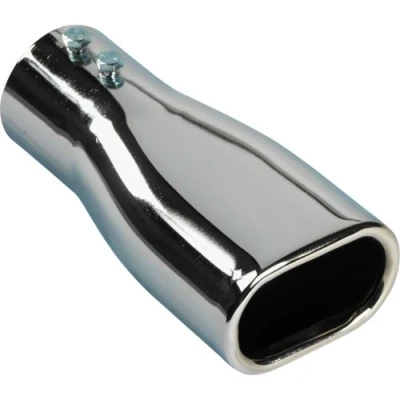 Abbildung von AUTO STYLE Endrohr Stahl/Chrom 80x50mm Länge 165mm 38 50mm Anschluß
