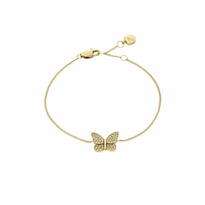 Abbildung von Fossil Sutton Damen Gold Ton Edelstahl Armband, JF04921710