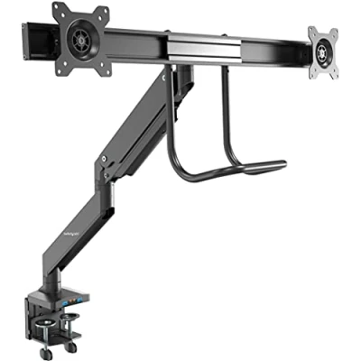 Abbildung von StarTech.com Monitorhalterung (dual Monitor, Synchronisierte Höhenverstellung, Tischklemme, VESA, 2x USB 3.0)