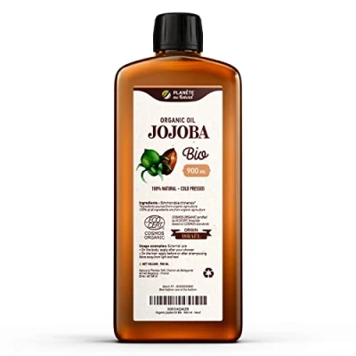 Abbildung von Jojobaöl Bio rein &amp; natürlich kaltgepresst (900ml)