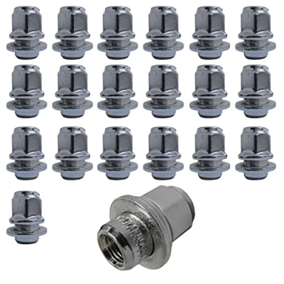 Abbildung von 1x Radmutter M12x1,5 Flachbund SW 21mm kompatibel mit Mitsubishi ASX Carisma Colt Space Gear Galant I Miev Lancer L200