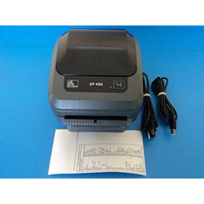 Abbildung von Zebra Technologies Zp 450 USB Thermo Etikettendrucker mit Kabeln Zp450 0501 0006A (generalüberholt)
