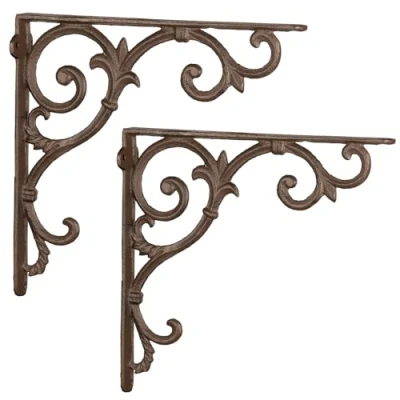 Abbildung von Moritz Wandregalhalter 2er Set Regalwinkel 24 x 25 cm Regalträger, Regalträger Regalhalterung Wandregal Regal Kommode