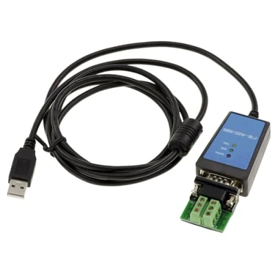 Abbildung von KALEA INFORMATIQUE USB zu RS422 RS485 Konverter mit FTDI FT232 Chipsatz. 1.8M Kabel magnetischem Schutz.