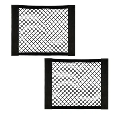 Abbildung von Kofferraum Netztasche Auto Gepäcknetz, Universal Kofferraumnetz Schutznetz Elastisch Aufbewahrung Netz Mit Klettverschluss für Auto/SUV Gepäcknetz aus Nylon (30x25cm（2 Stück）)
